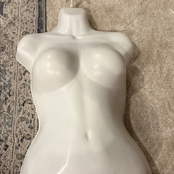 White Mannequin Torso Display - Picture 3 of 3